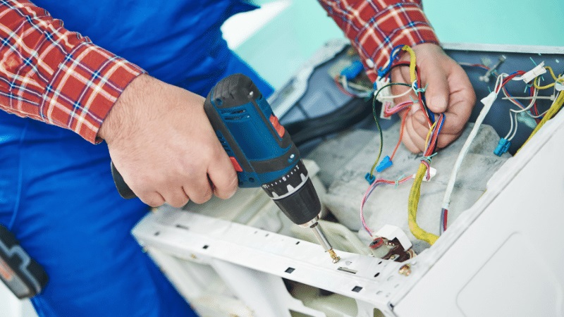 Esenler Fagor Fagor çamaşır makinesi kart tamiri – Su almama arızası orijinal parça ile giderildi. - Teknik servis örneği